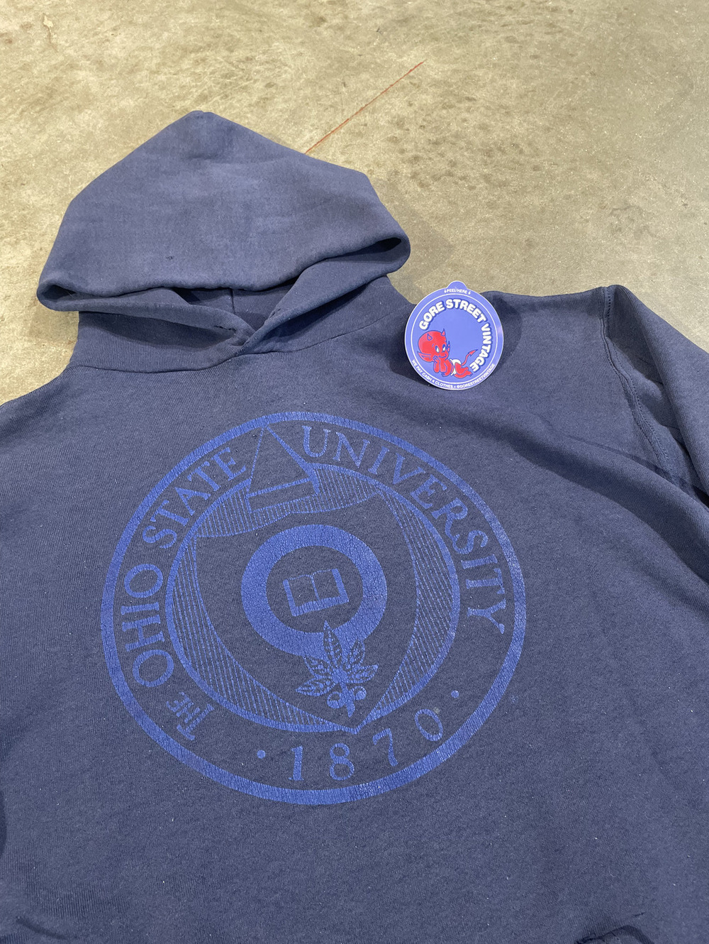 Vintage 80s Ohio State Russell Made in USA Hoodie XL 23x25
